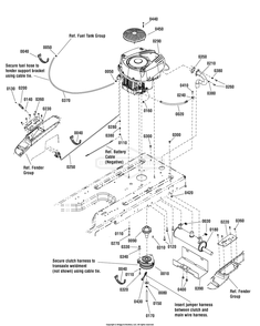 Engine Group - 21hp Briggs And Stratton (7502254) Diagram and Parts List for 7800753ASN (107280062)(2011) Briggs and Stratton Lawn Tractor